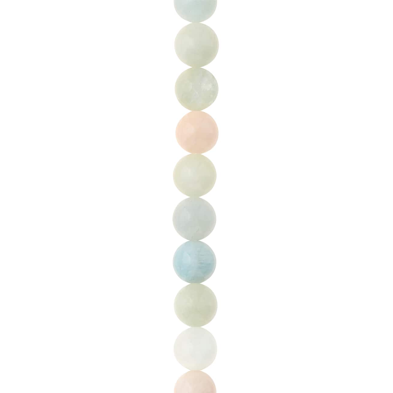 Multicolor Morganite Round Beads, 8mm by Bead Landing™